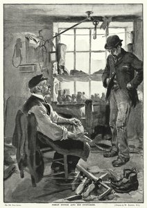 Simon Stitch and his Customer 